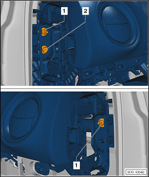 VW UP. Karosserie-Montagearbeiten Innen