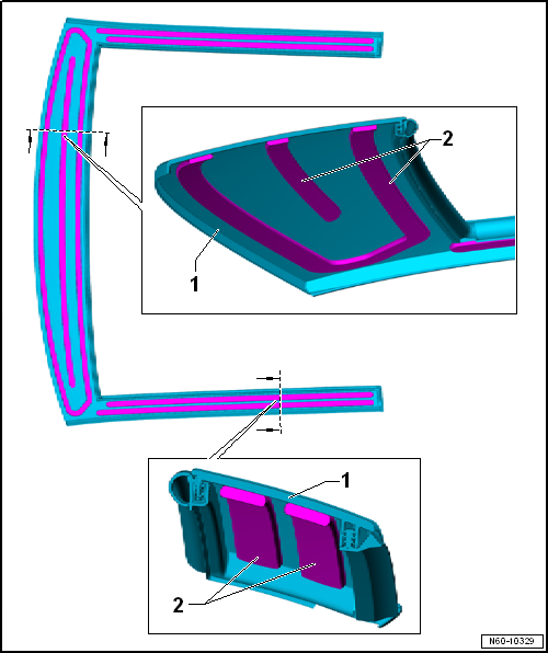 VW UP. Karosserie-Montagearbeiten Außen