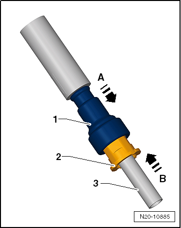 VW UP. Kraftstoffversorgung - Benzinmotoren