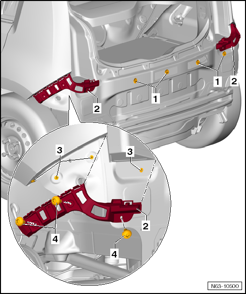 VW UP. Karosserie-Montagearbeiten Außen