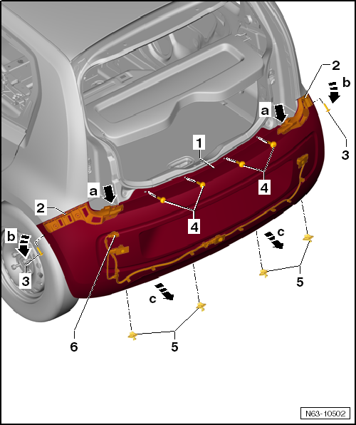 VW UP. Karosserie-Montagearbeiten Außen