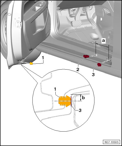 VW UP. Karosserie-Montagearbeiten Außen