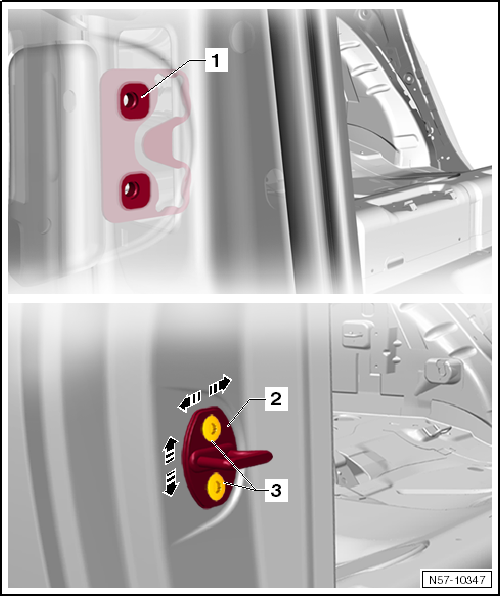 VW UP. Karosserie-Montagearbeiten Außen