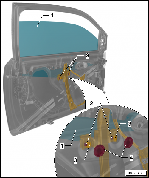 VW UP. Karosserie-Montagearbeiten Außen