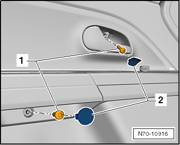 VW UP. Karosserie-Montagearbeiten Innen