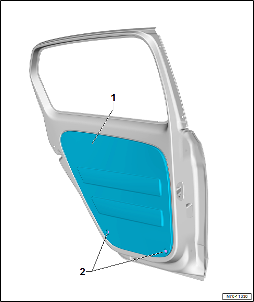 VW UP. Karosserie-Montagearbeiten Innen