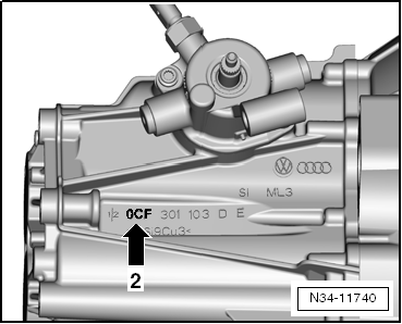 VW UP. 5 Gang-Schaltgetriebe 0CF