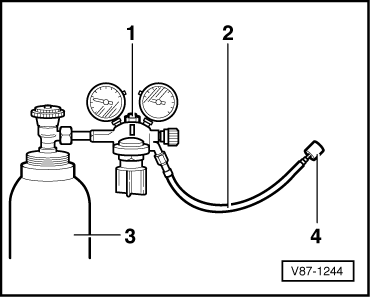 VW UP. Klimaanlage mit Kältemittel R134a