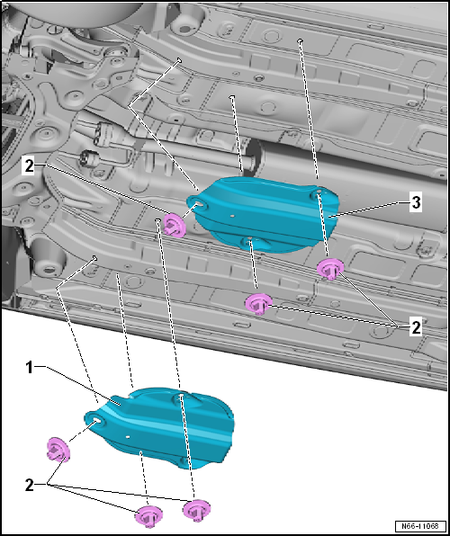 VW UP. Karosserie-Montagearbeiten Außen