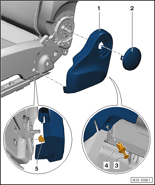 VW UP. Karosserie-Montagearbeiten Innen