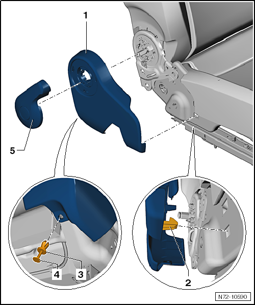 VW UP. Karosserie-Montagearbeiten Innen