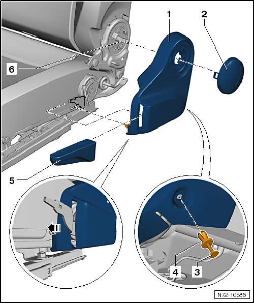 VW UP. Karosserie-Montagearbeiten Innen