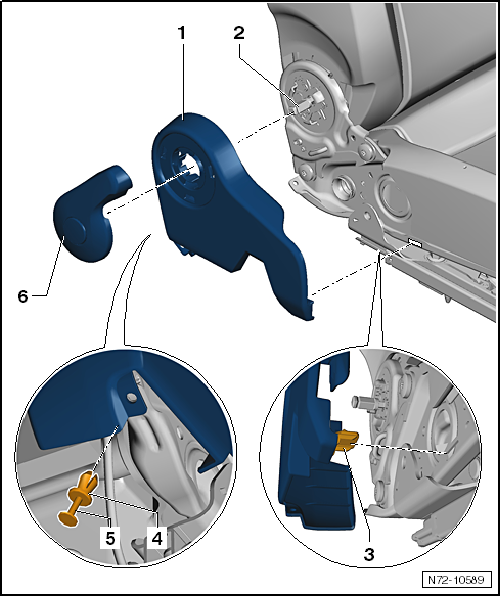 VW UP. Karosserie-Montagearbeiten Innen