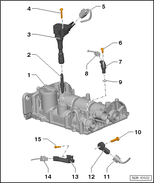 VW UP. 3-Zyl. Einspritzmotor, Zahnriemenantrieb (4-Ventiler)