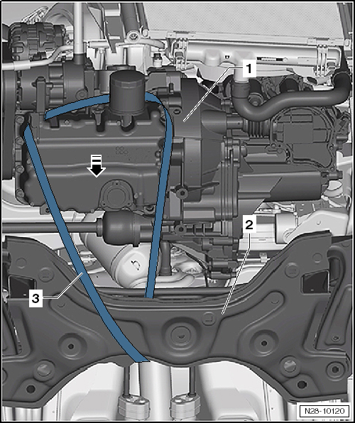 VW UP. 3-Zyl. Einspritzmotor, Zahnriemenantrieb (4-Ventiler)