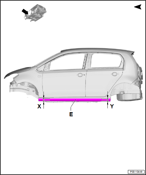 VW UP. Fahrzeugspezifische Informationen Lack