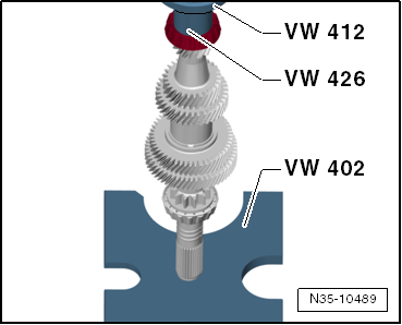 VW UP. 5 Gang-Schaltgetriebe 0CF