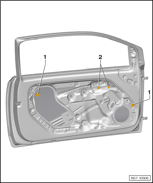 VW UP. Karosserie-Montagearbeiten Außen