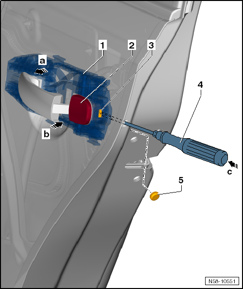 VW UP. Karosserie-Montagearbeiten Außen
