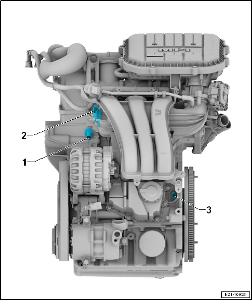 VW UP. 3-Zyl. Einspritzmotor, Zahnriemenantrieb (4-Ventiler)