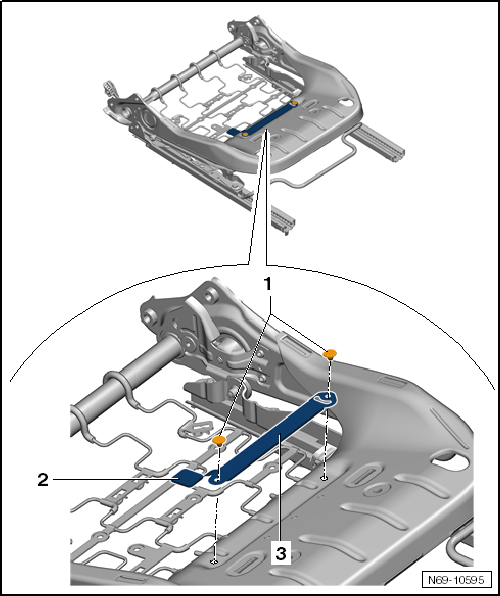 VW UP. Karosserie-Montagearbeiten Innen