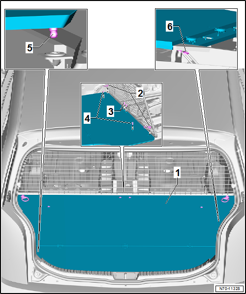 VW UP. Karosserie-Montagearbeiten Innen