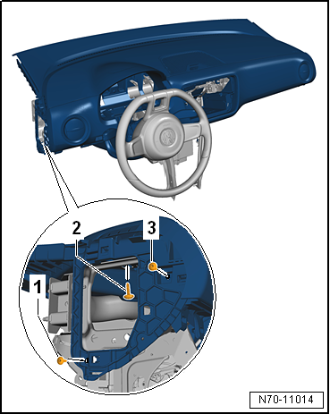 VW UP. Karosserie-Montagearbeiten Innen